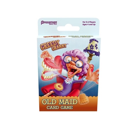 Pressman Toys Pressman Greedy Granny Old Maid Card Game Multicolored 108591